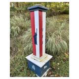 Wood Painted Outdoor Yard Decor