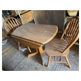 Drop Lead Table & 2 Chairs