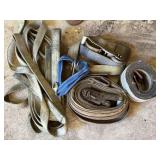 Variety of tow straps, approx 5