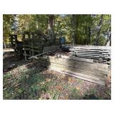 Plastic & Wooden Fence Panels, Lumber, Garden