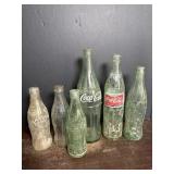(6) Coca-cola Glass Bottles