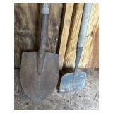 spade Shovel, Metal Scraper