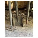 Square Shovel, Scraper Blade & hoe