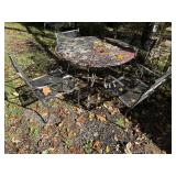 Wrought Iron Table & 4 chairs