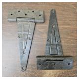 (2) T-Strap Hinges 12in long