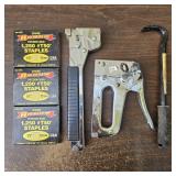 Arrow Hand Staplers, Rubber grip Pry Bar