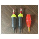 2 Blast Off Bobbers & Lighted Bobber