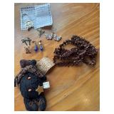 Buffalo Nickel key chain, jewelry & stuffed bear