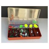 Storage container w/spinners blades & beads for