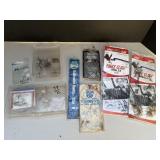 Variety of fishing hooks, rigs, leaders, snells