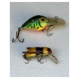 2 fishing lures - Wee Wart & Rebel Bumble Bee,