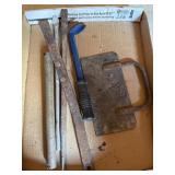 Pry Bars, Jack Handle, Scraper w/ handle