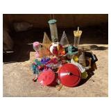 Large variety of hummingbird feeders & couple