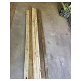 5 - 2 x 4 8ft treated boards plus one is slightly