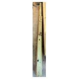 6 boards - 5 1x4 treated 10ft boards, & 1x6 10ft