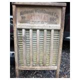 National NO. 801 wood & metal Washboard