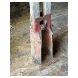 Wood Handle Posthole Digger