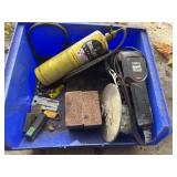 Timing light, steel blocks, chain, misc