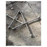 (2) 4 way lug wrenches