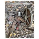Assorted pulleys & wheels
