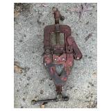 Vtg pipe vice, Reed Mfg Co, Erie PA