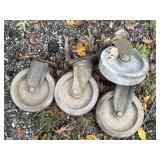 Set of 4 - 8x2 Bassick caster wheels