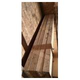 92 - 2x4ï¿½s, 92 5/8in + 2 slightly shorter