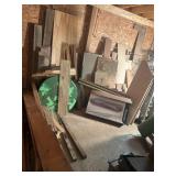 Misc lumber, couple drywall sheets