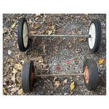 2- 21 & 26" Axles W/ Wheels