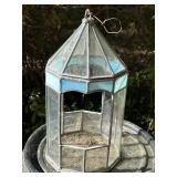 16" Glass & Metal Terrarium