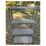 Plastic 4 Shelf  Shelving Unit 34 x 14 x 56"