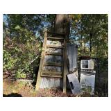 Misc scrap pile - Galvanized Doors, steel p