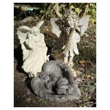 Ceramic angel & resin garden fairy & baby angel,