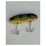 Vtg South Bend Oreno wood fishing Lure, 2.5in
