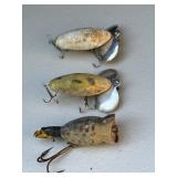 2 Atlantic Frantic-Antic, 1 Hula-Popper fishing