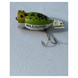 Vintage  Hula Popper fishing lure, 2.25in