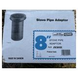 JSC/SPR Chimney Systems 8" Stove Pipe Adapter