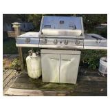 Aussie Uluru Elite 4 gas grill w/side burner