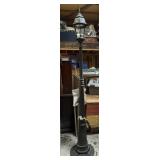 Suntyme single head electric lamppost, approx 7ft
