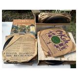 Variety of phonograph albums, some marked 33 1/3