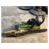 2 chainsaws, 14in blades.  Montgomery electric &