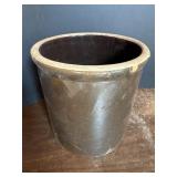 Brown Glazed Crock