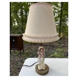 Antique Figurine Lamp