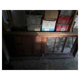 Exterior wood door and jamb, 33.5 x 82.5, w/glass