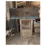 Side Table & Wooden Trunk