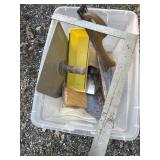 Variety drywall tools & framing square