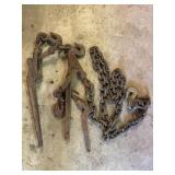 Chain Binders, chain piece w/ single Hook chain