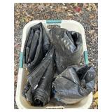4 Black Tarps