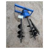 Quick Attach Agrotk Auger w/ 3 Bits- 6, 12, 14"