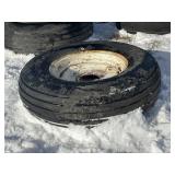 Firestone 8.5L-14 Tire on 5 Lug Rim